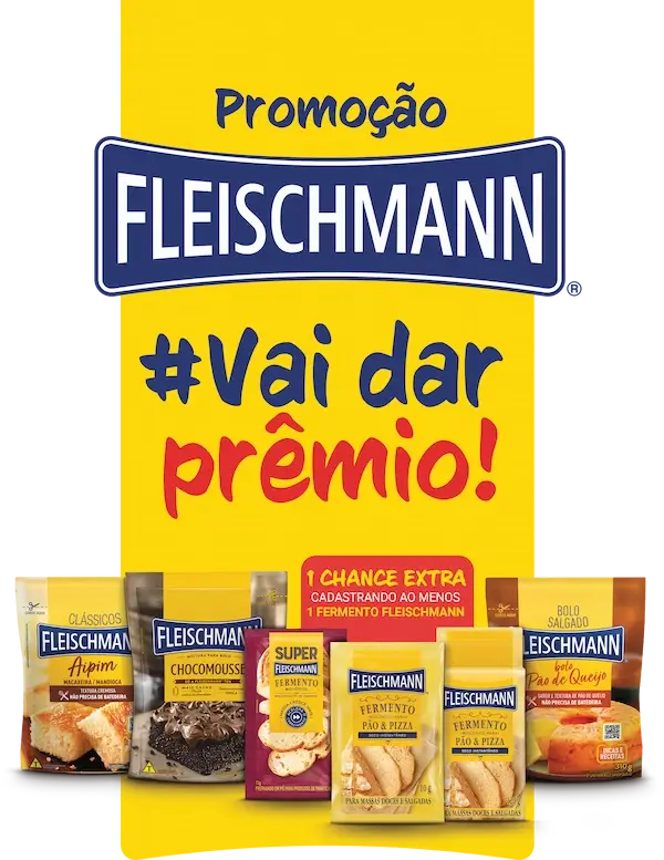 Logo da promoção Fleischmann #Vai dar prêmio